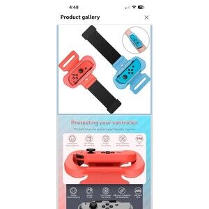 Wrist Strap Compatible with Just Dance 2026 2025 2024 2023/For Zumba Burn It Up,